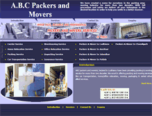 Tablet Screenshot of abcpackersandmovers.com